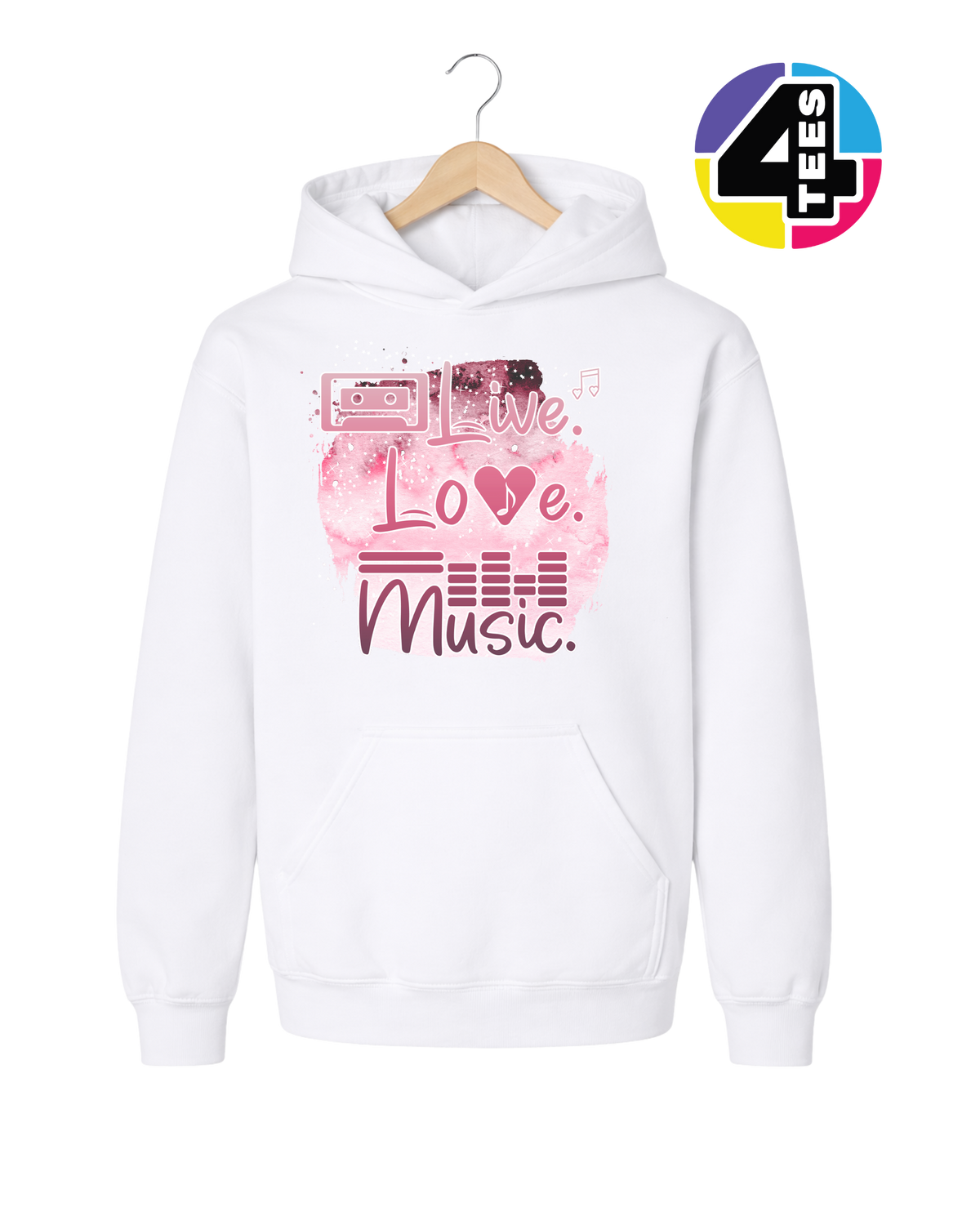 Live Love Music Youth Hoodie
