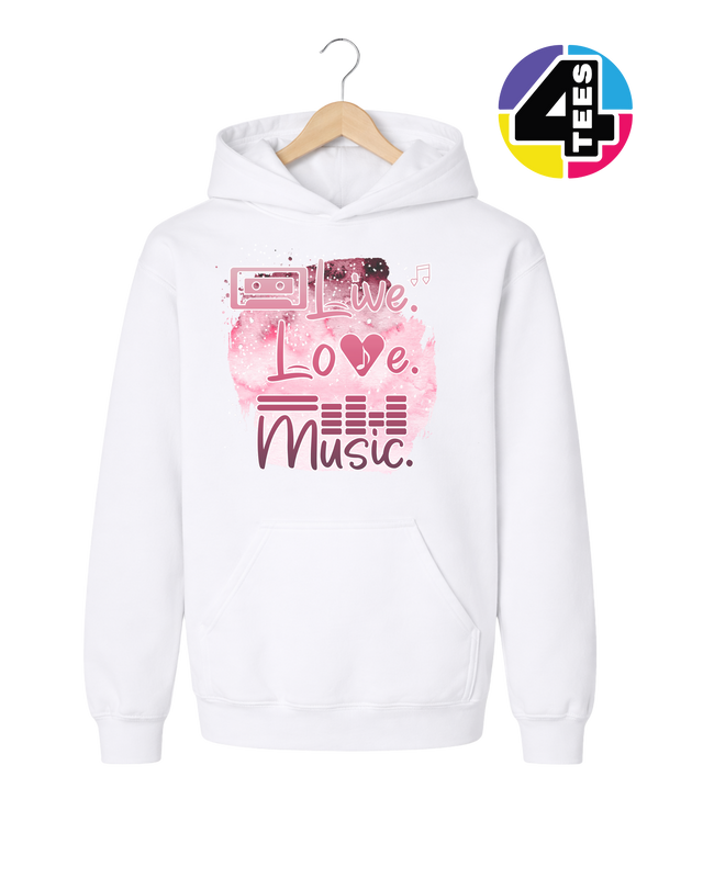 Live Love Music Youth Hoodie