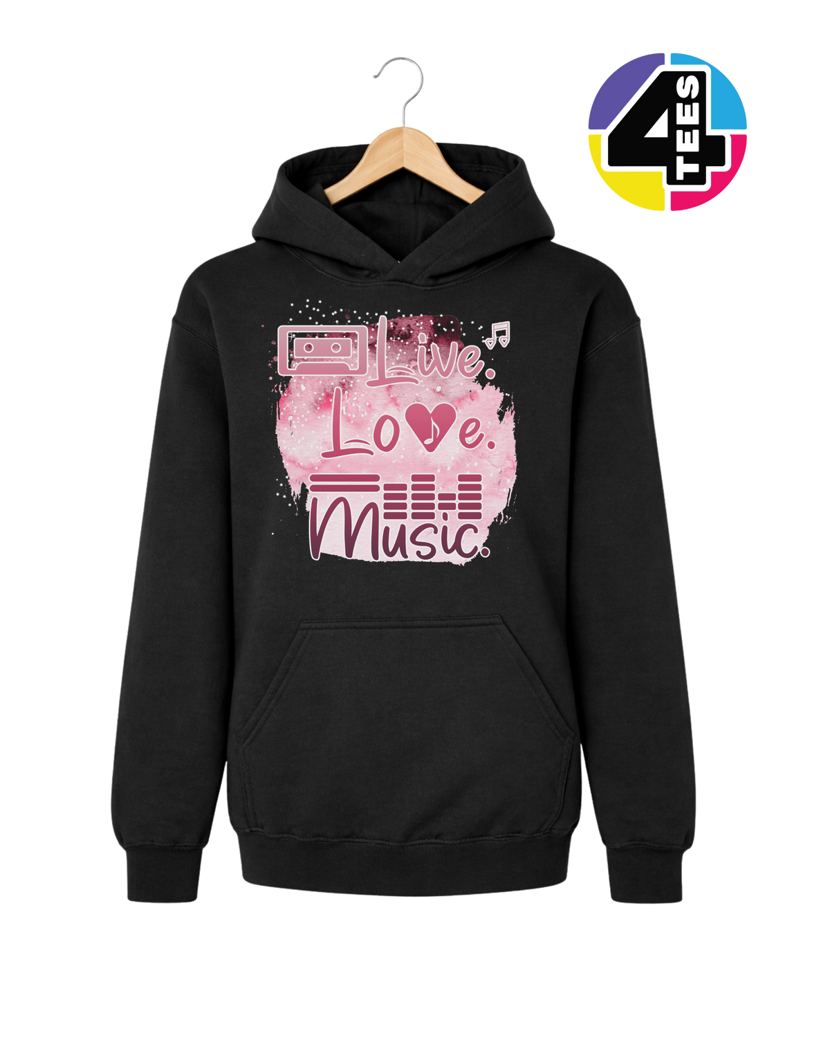 Live Love Music Youth Hoodie