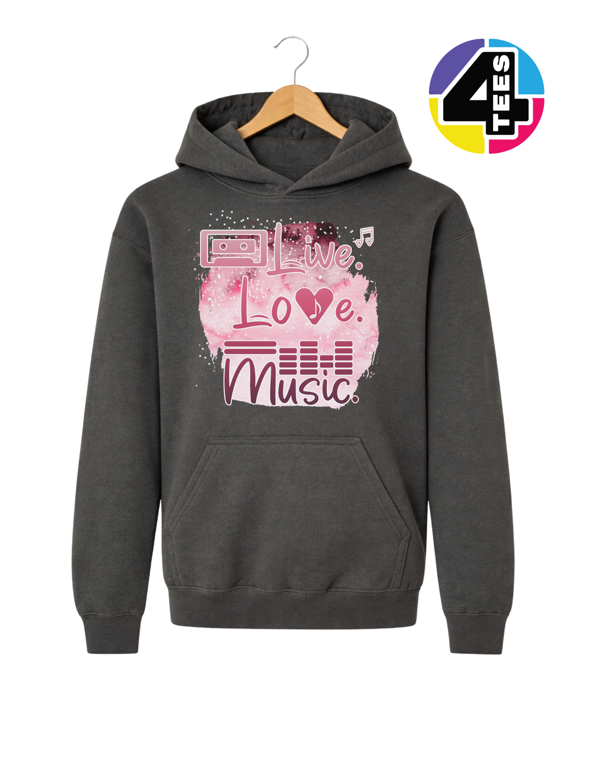 Live Love Music Youth Hoodie