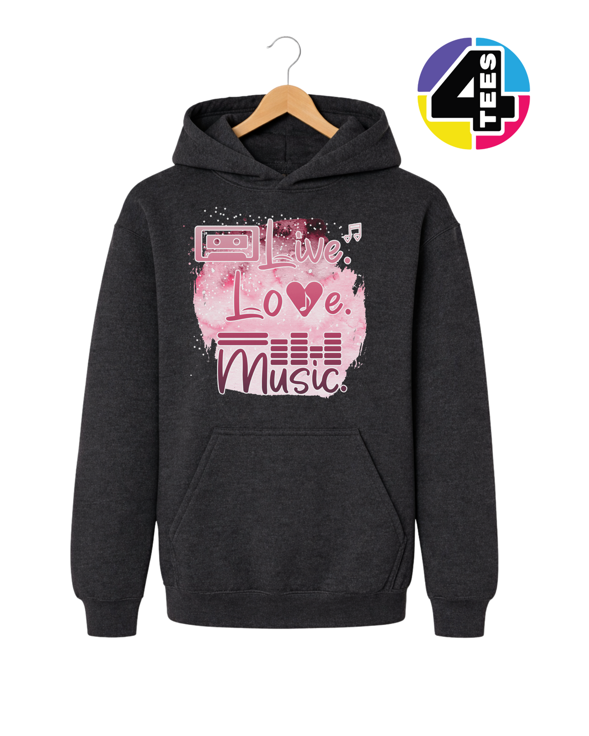 Live Love Music Youth Hoodie