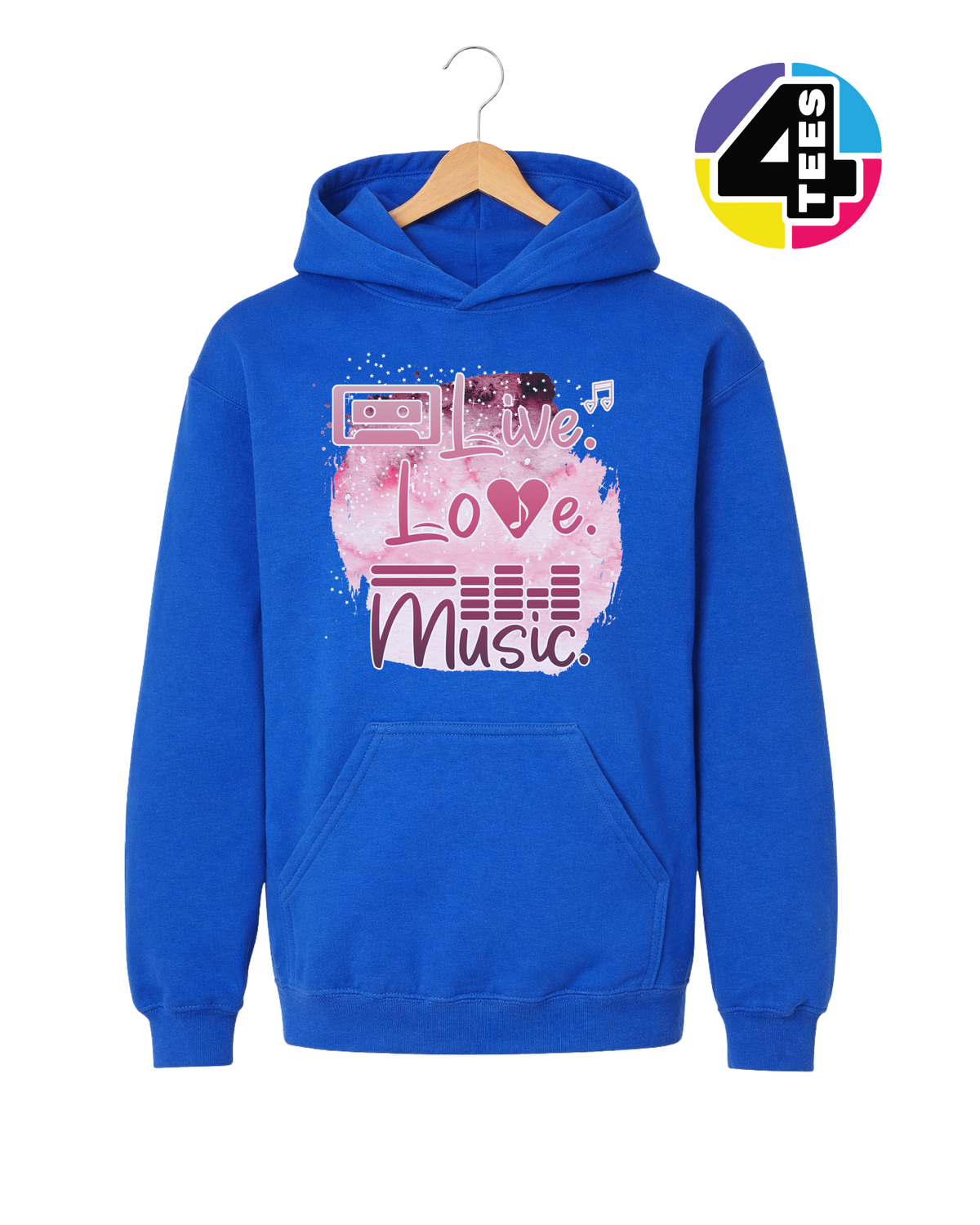 Live Love Music Youth Hoodie