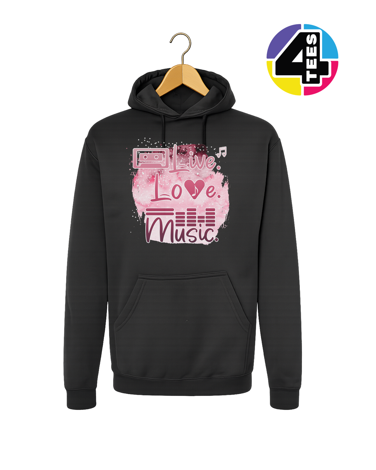 Live Love Music Hoodie