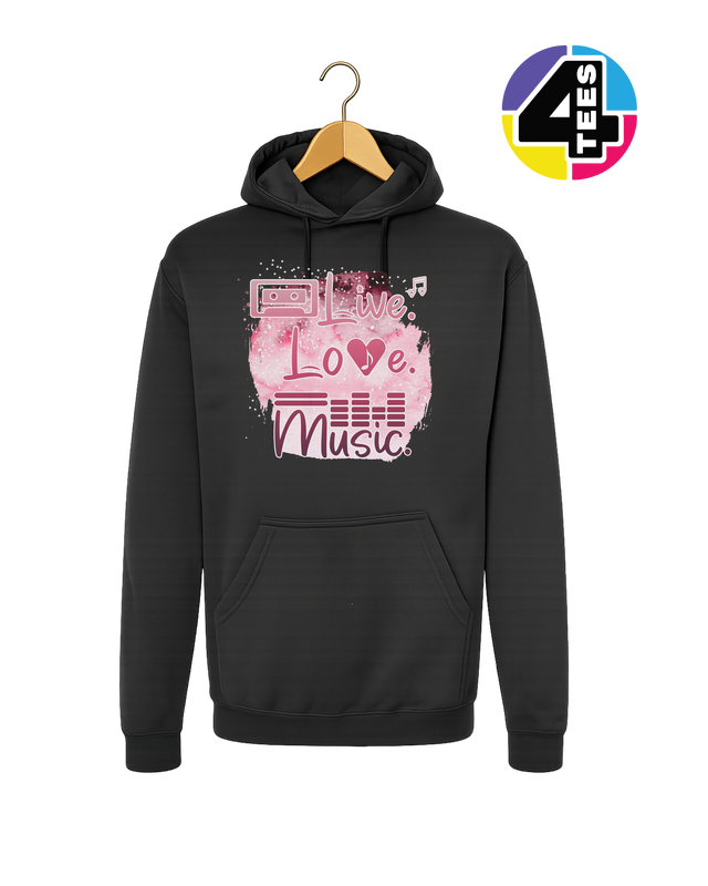 Live Love Music Hoodie