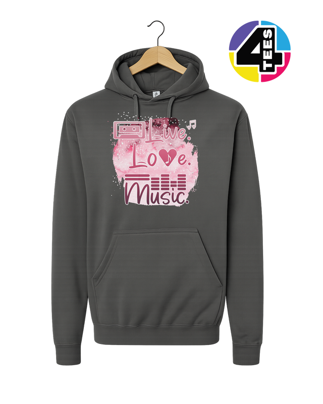 Live Love Music Hoodie