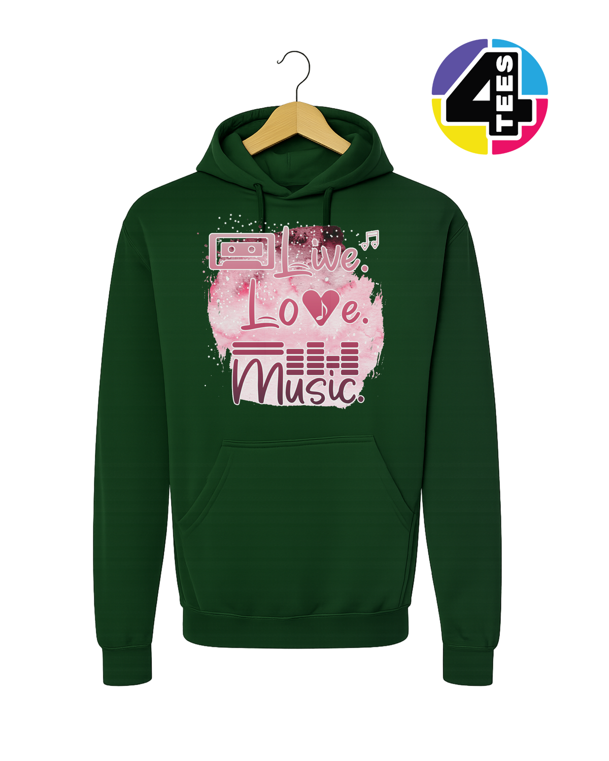 Live Love Music Hoodie