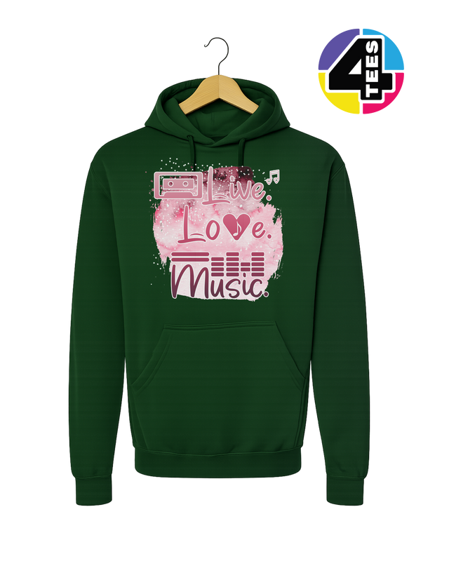 Live Love Music Hoodie