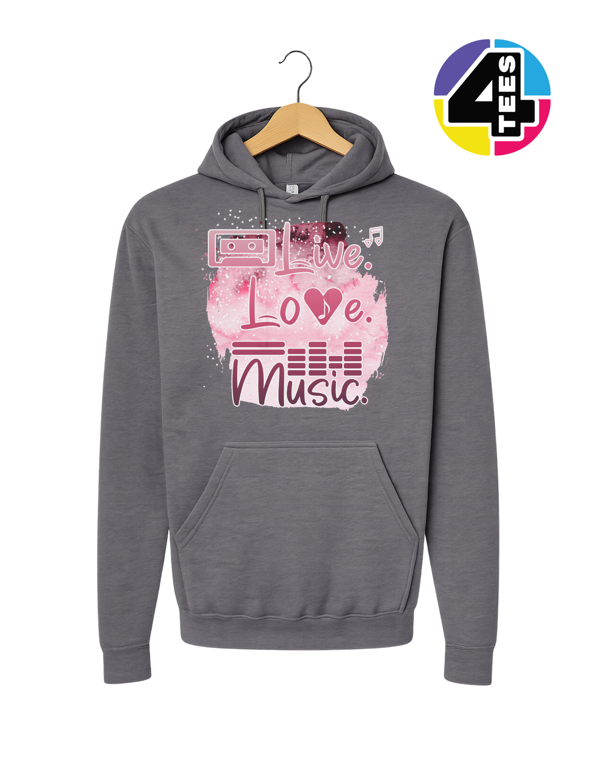 Live Love Music Hoodie