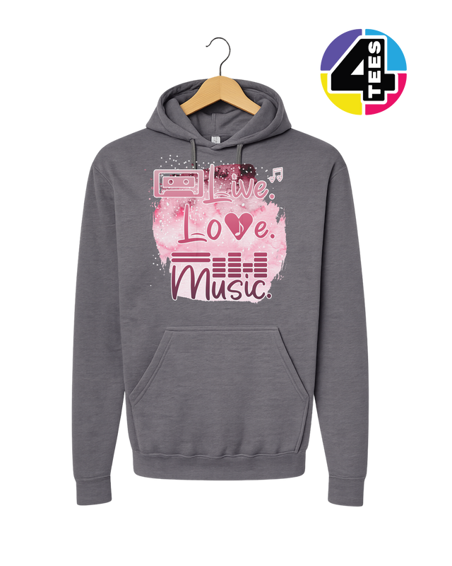 Live Love Music Hoodie