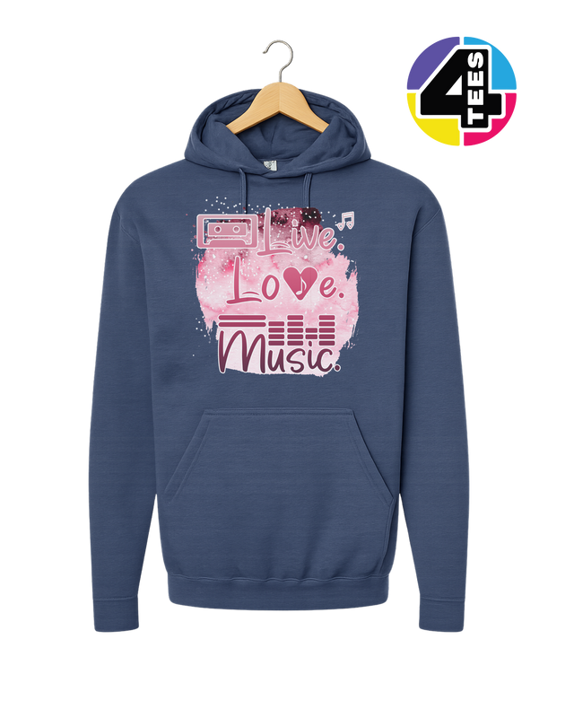 Live Love Music Hoodie