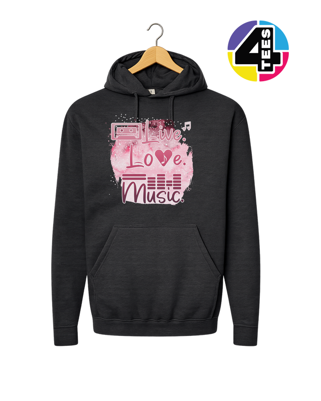 Live Love Music Hoodie
