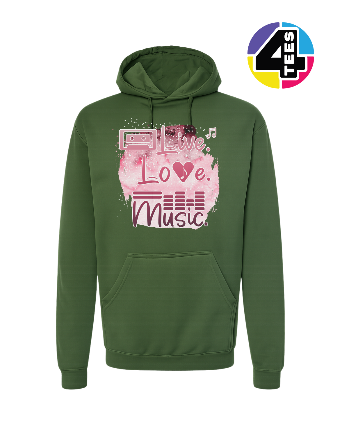 Live Love Music Hoodie