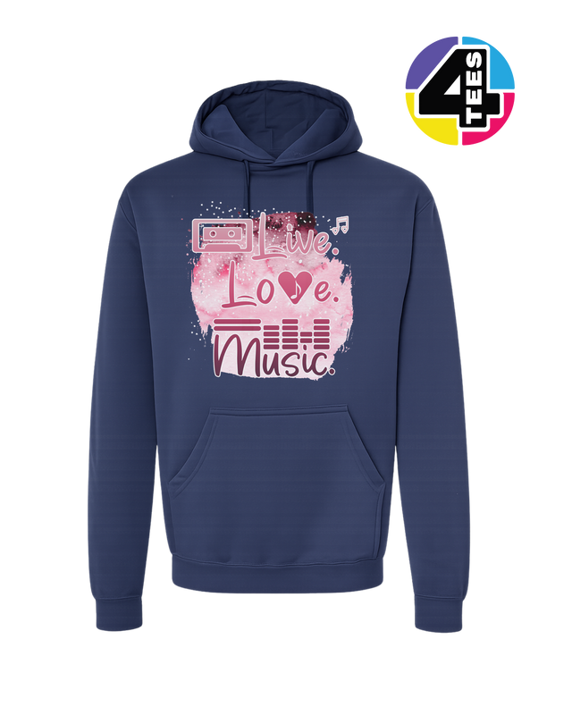 Live Love Music Hoodie