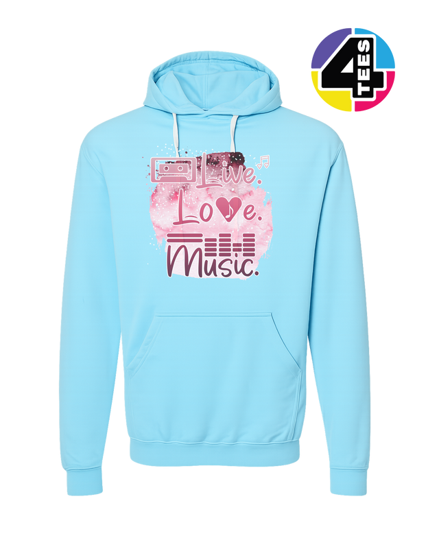 Live Love Music Hoodie