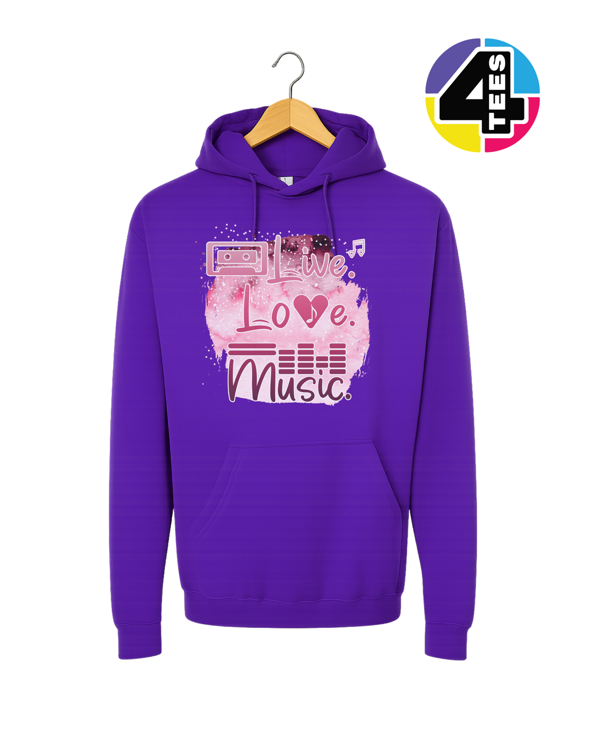 Live Love Music Hoodie