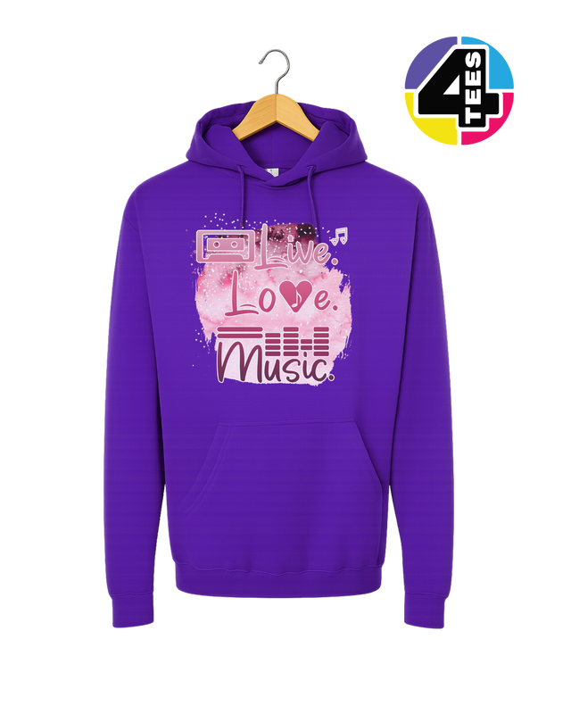 Live Love Music Hoodie