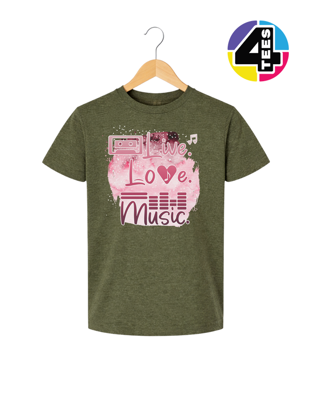 Live Love Music Youth Tee