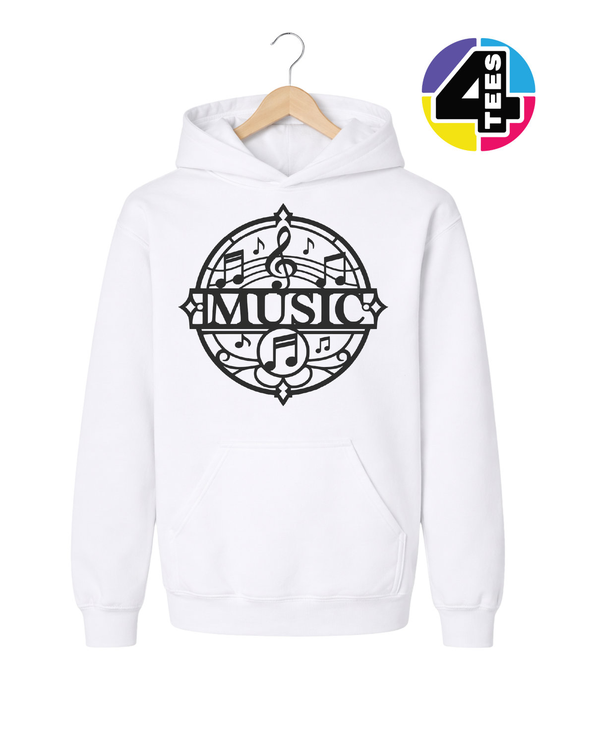 Music Circle Melody Youth Hoodie