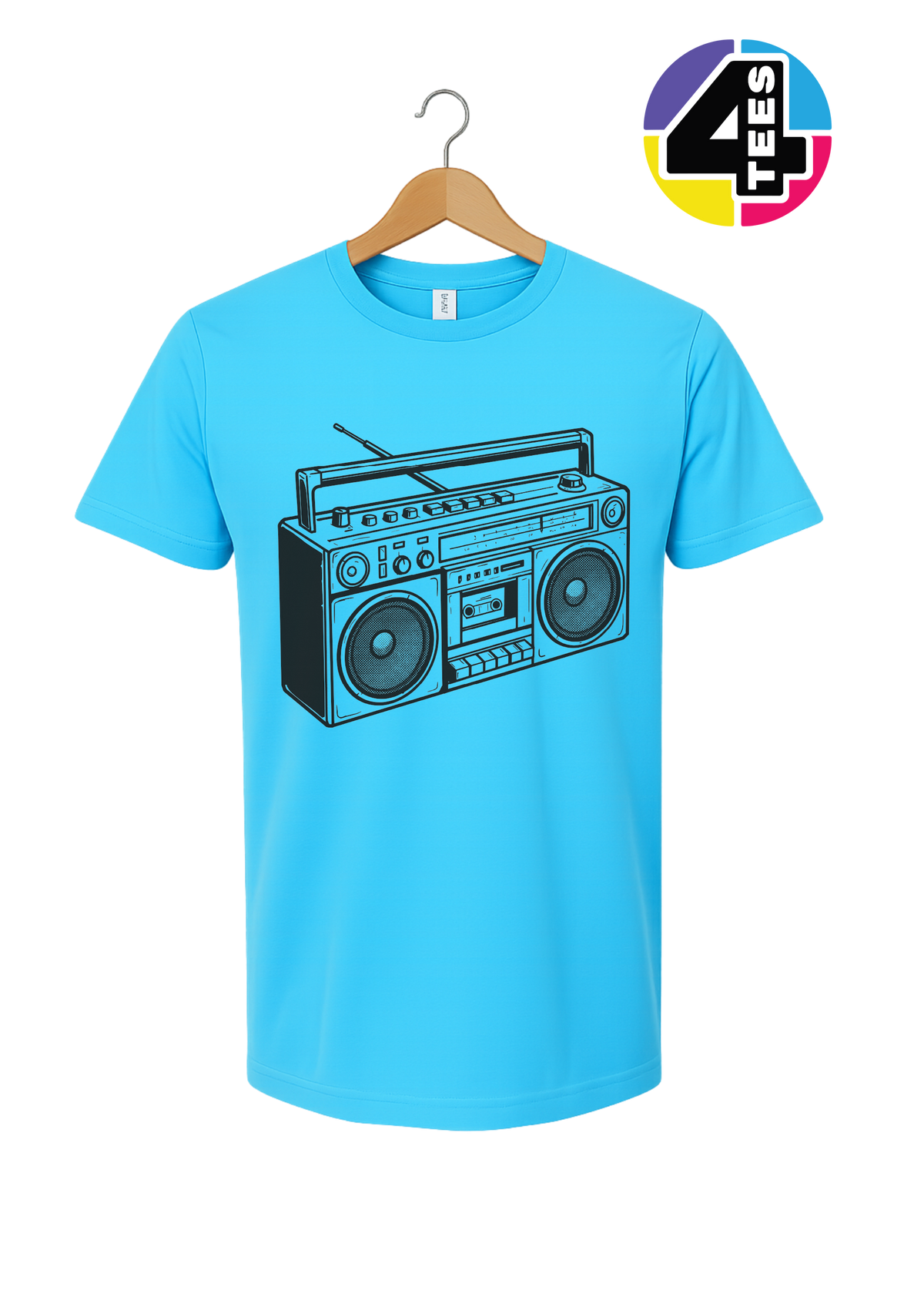 Retro Boombox Beats Tee