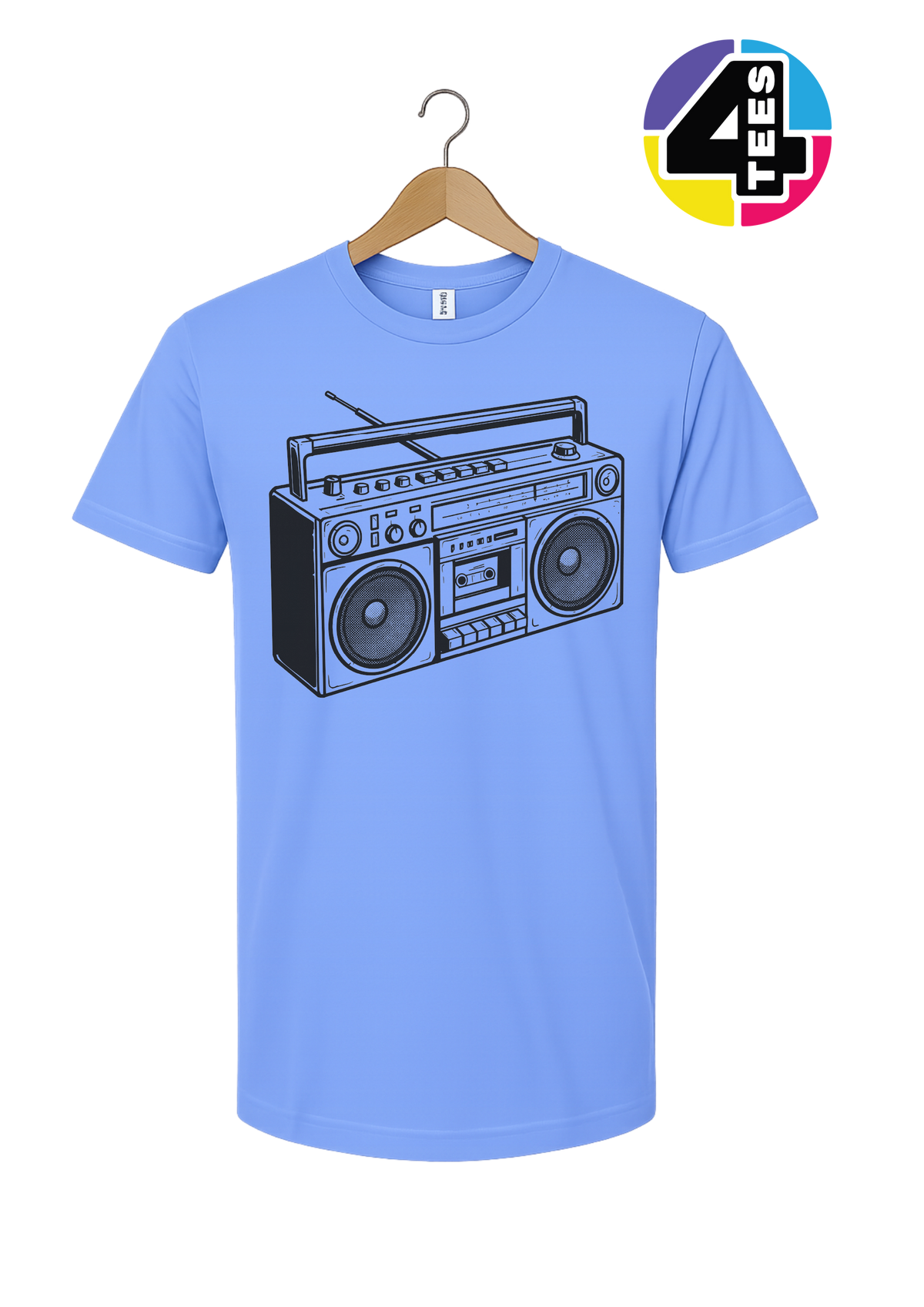 Retro Boombox Beats Tee