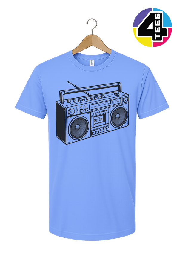 Retro Boombox Beats Tee