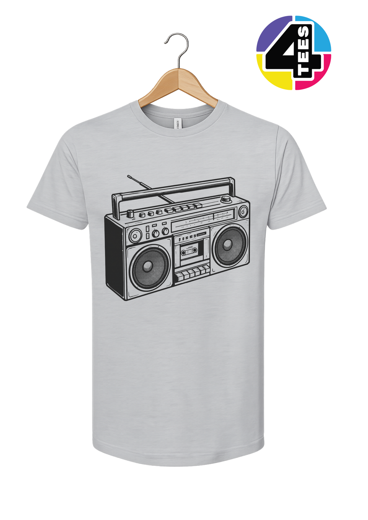 Retro Boombox Beats Tee