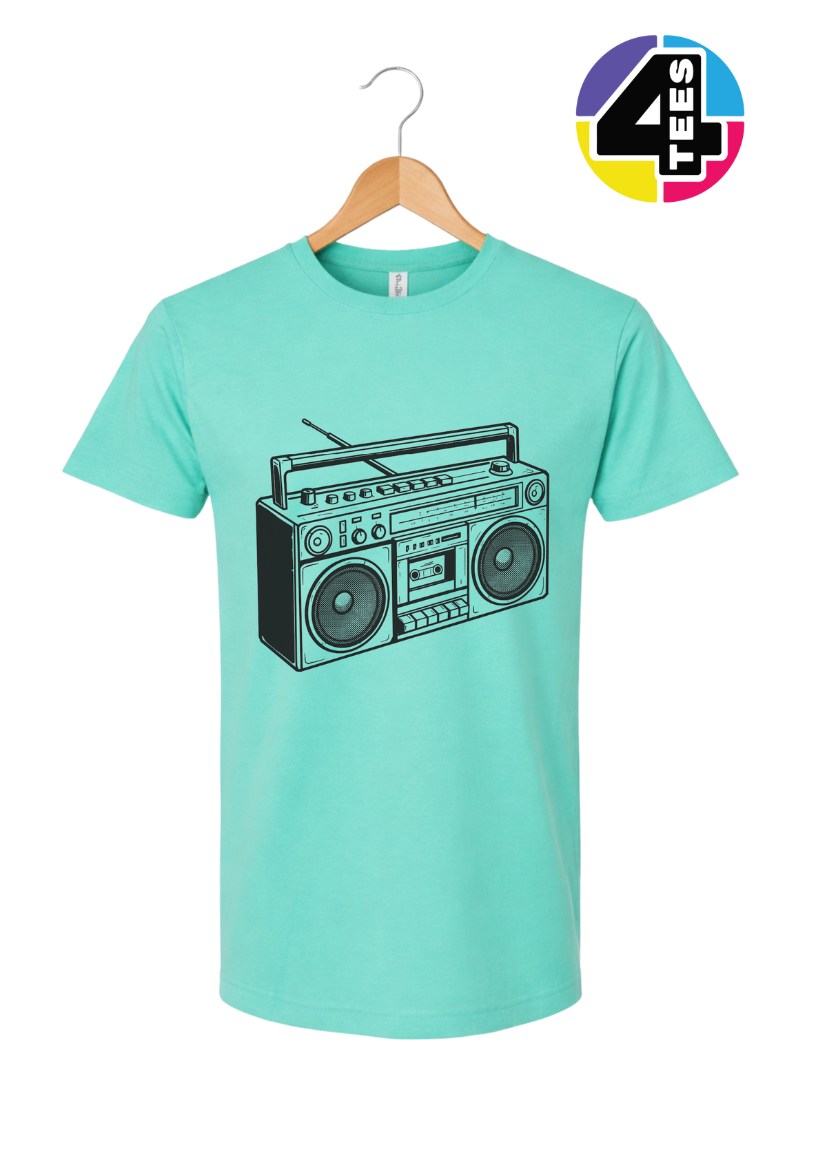 Retro Boombox Beats Tee