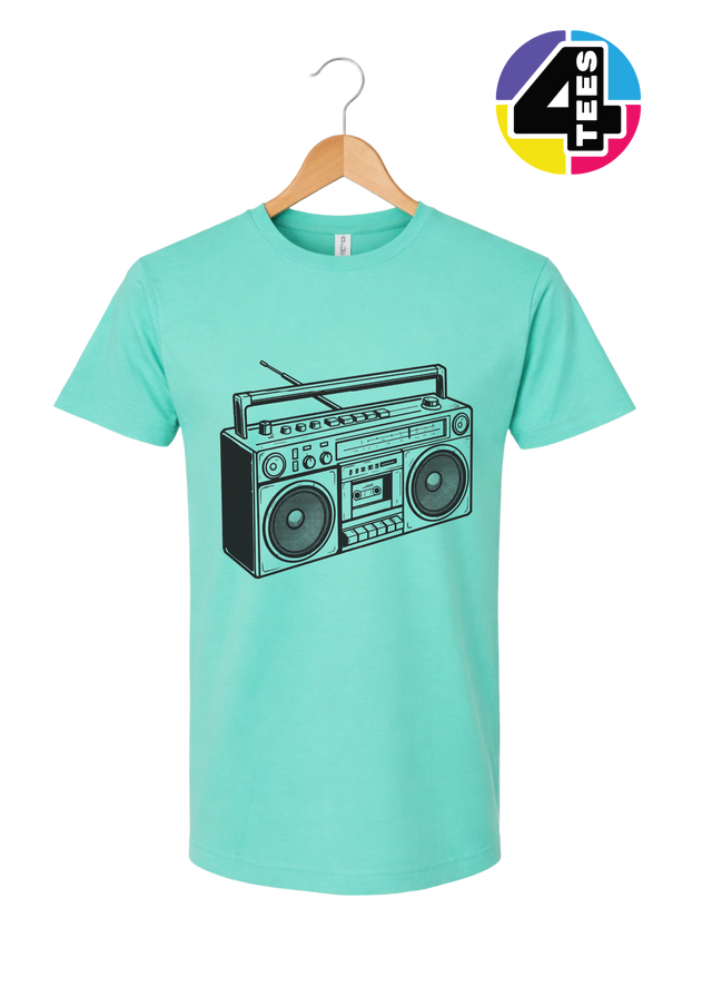 Retro Boombox Beats Tee