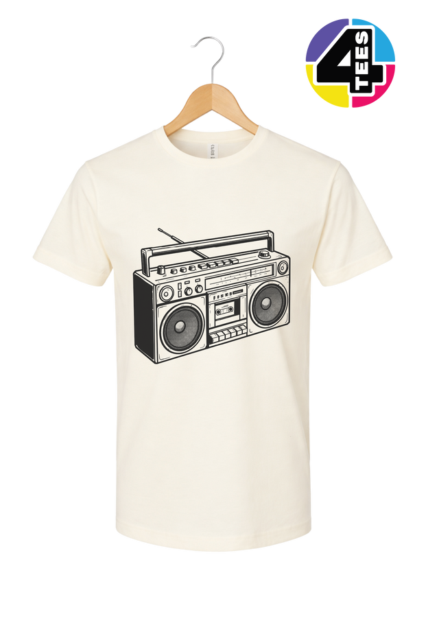 Retro Boombox Beats Tee