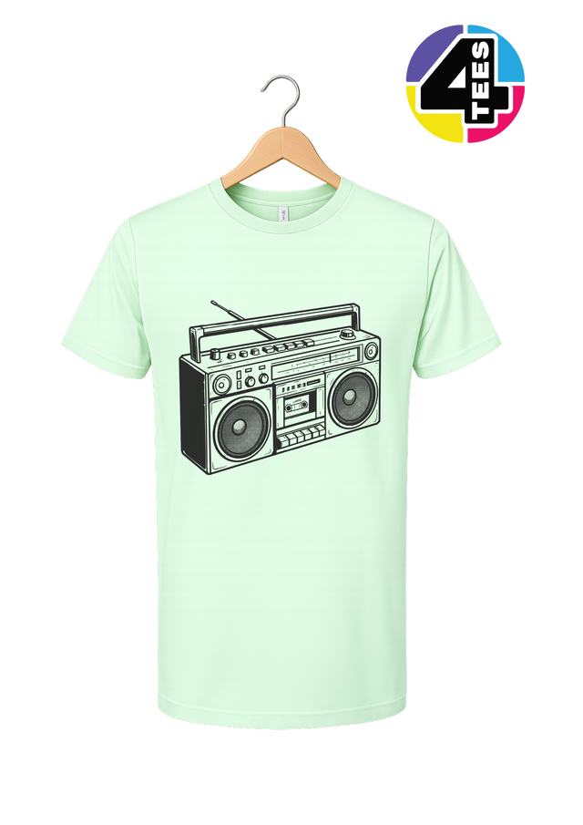Retro Boombox Beats Tee