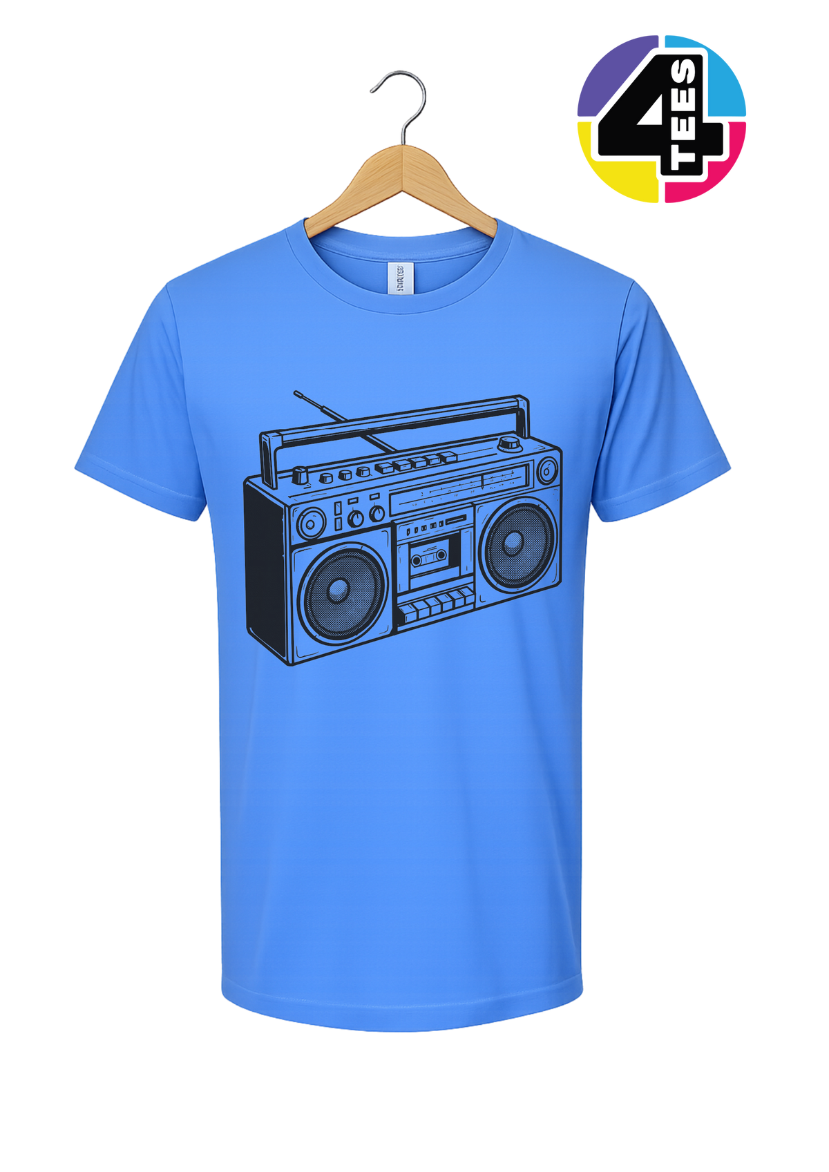 Retro Boombox Beats Tee