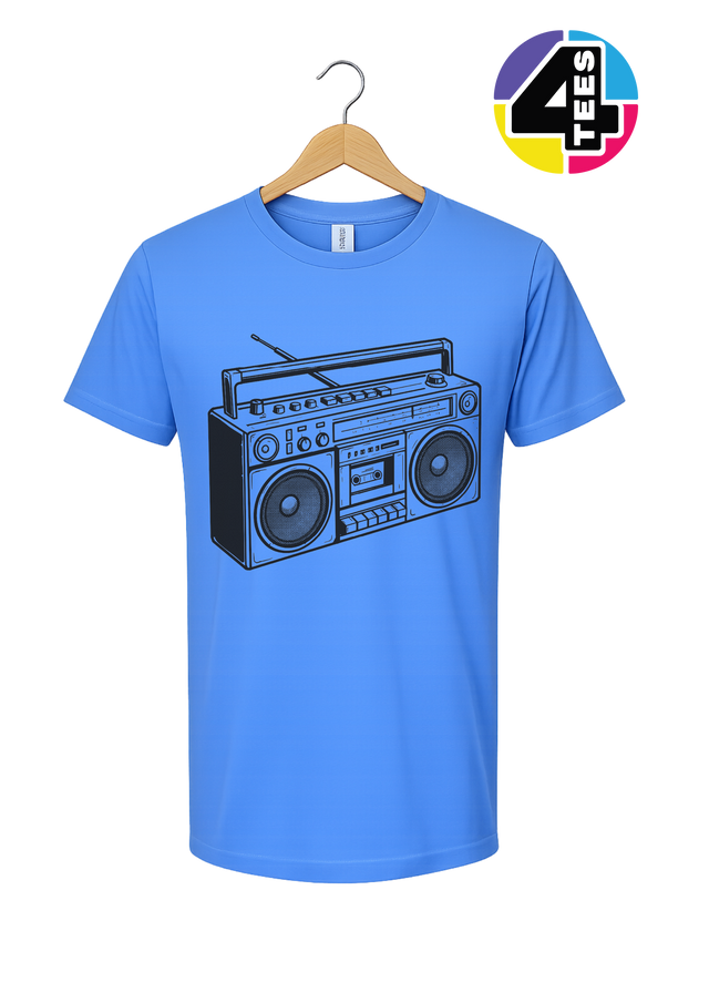 Retro Boombox Beats Tee