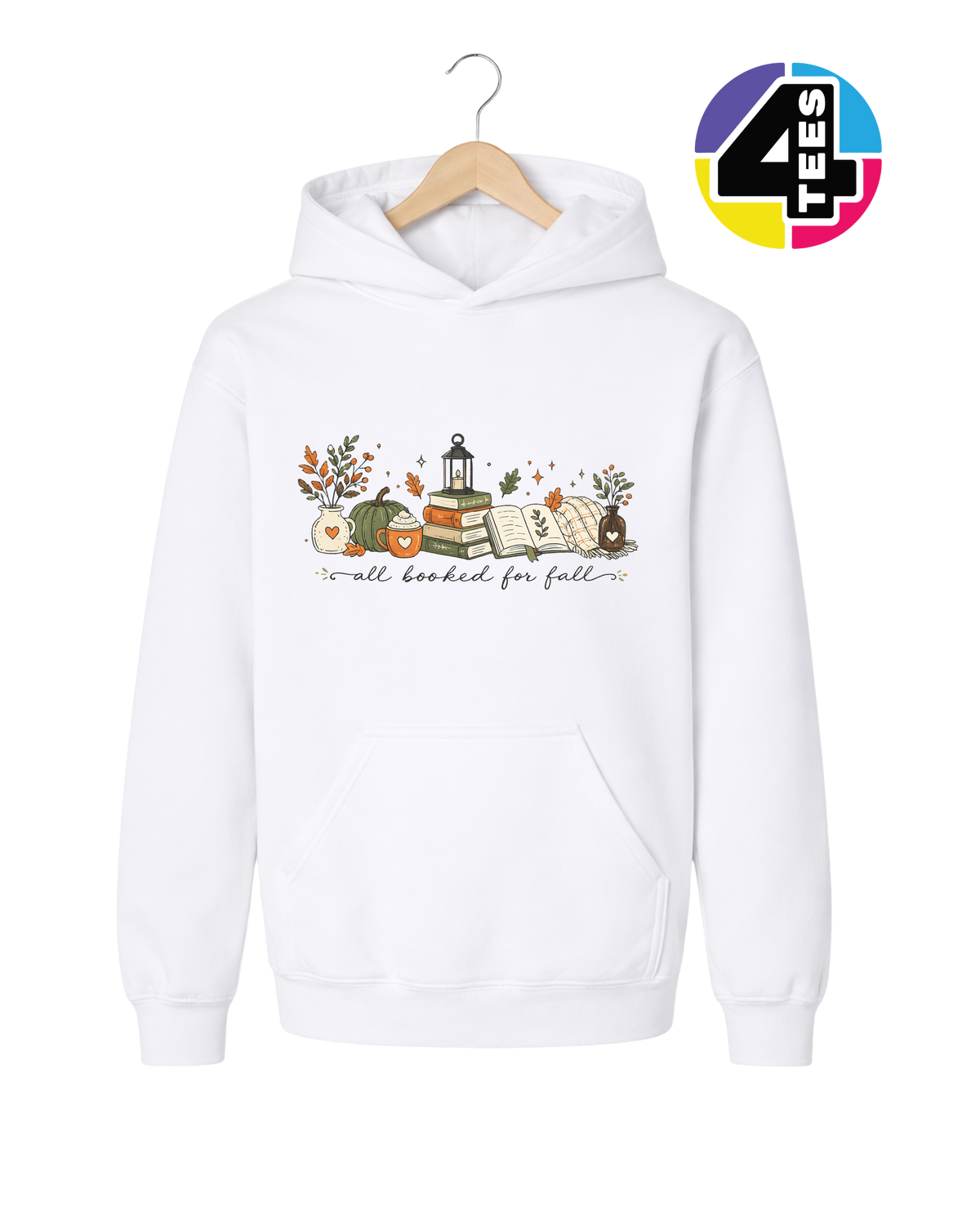 All Booked for Fall Youth Hoodie