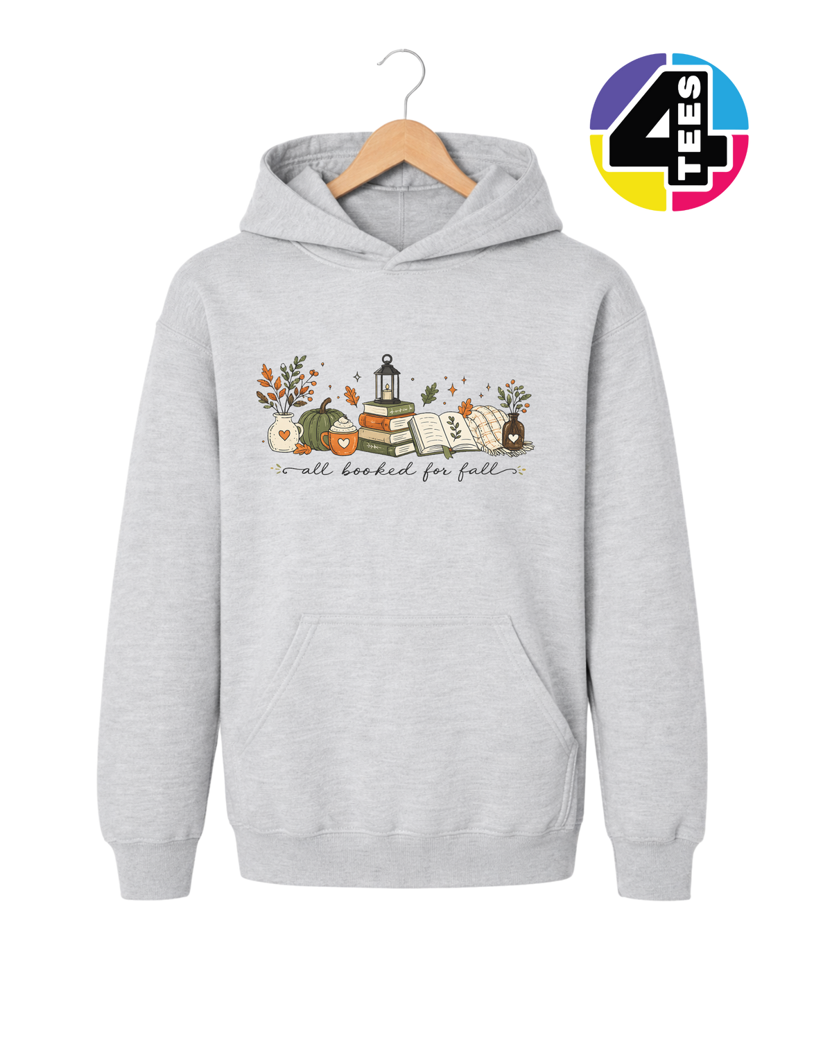All Booked for Fall Youth Hoodie
