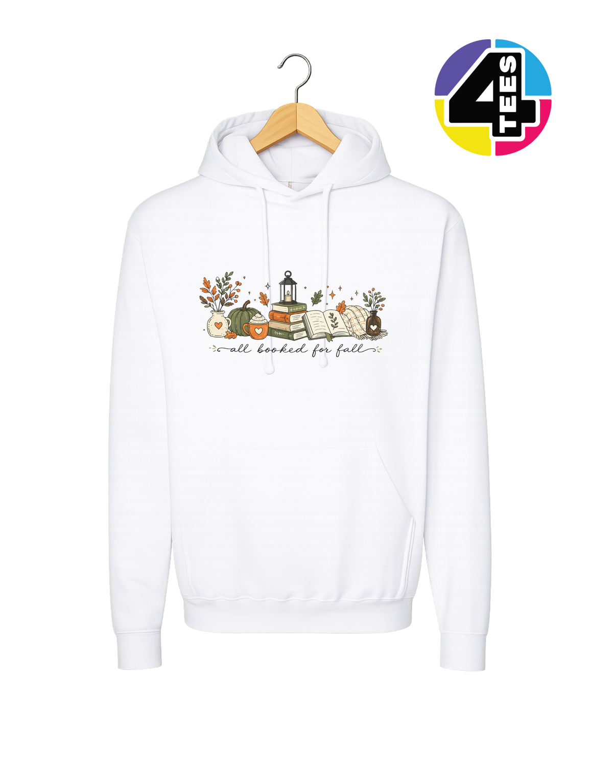 All Booked for Fall Hoodie