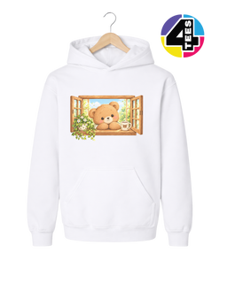 Sunny Window Bear Youth Hoodie