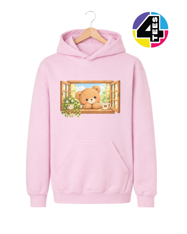 Sunny Window Bear Youth Hoodie