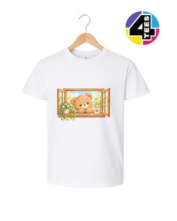 Sunny Window Bear Youth Tee