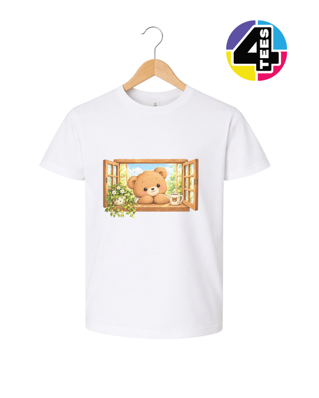 Sunny Window Bear Youth Tee