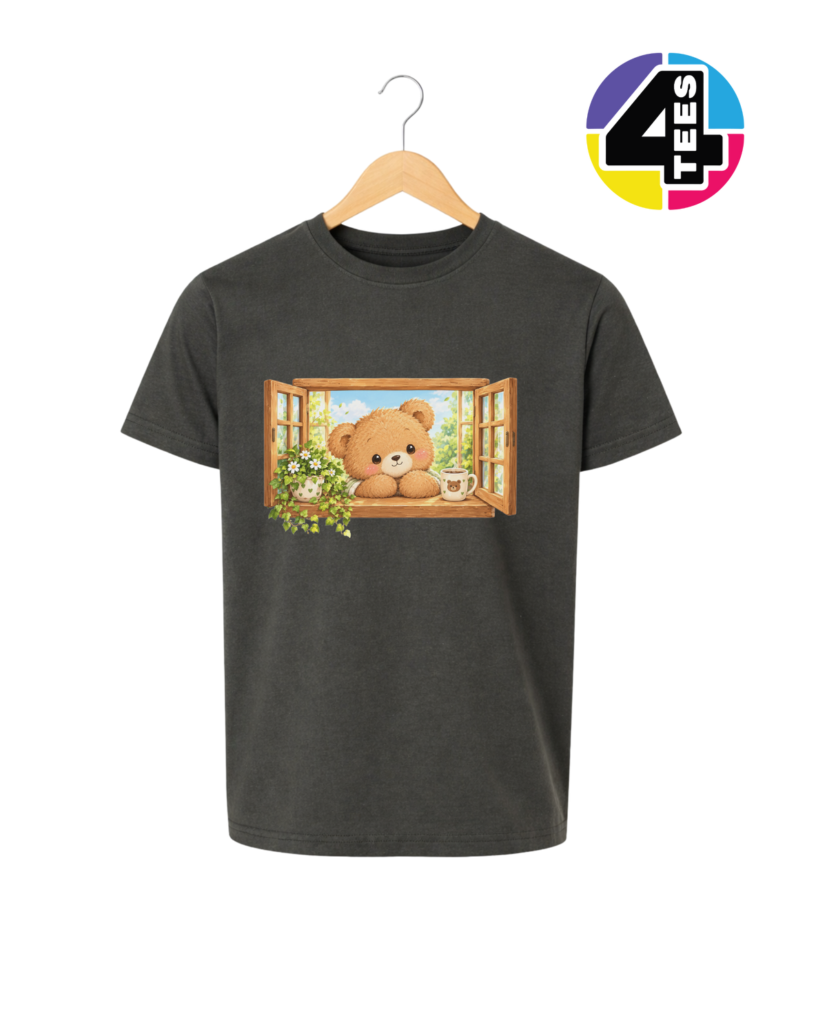 Sunny Window Bear Youth Tee