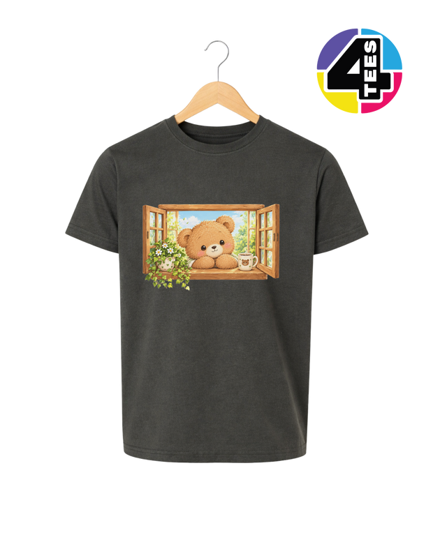 Sunny Window Bear Youth Tee