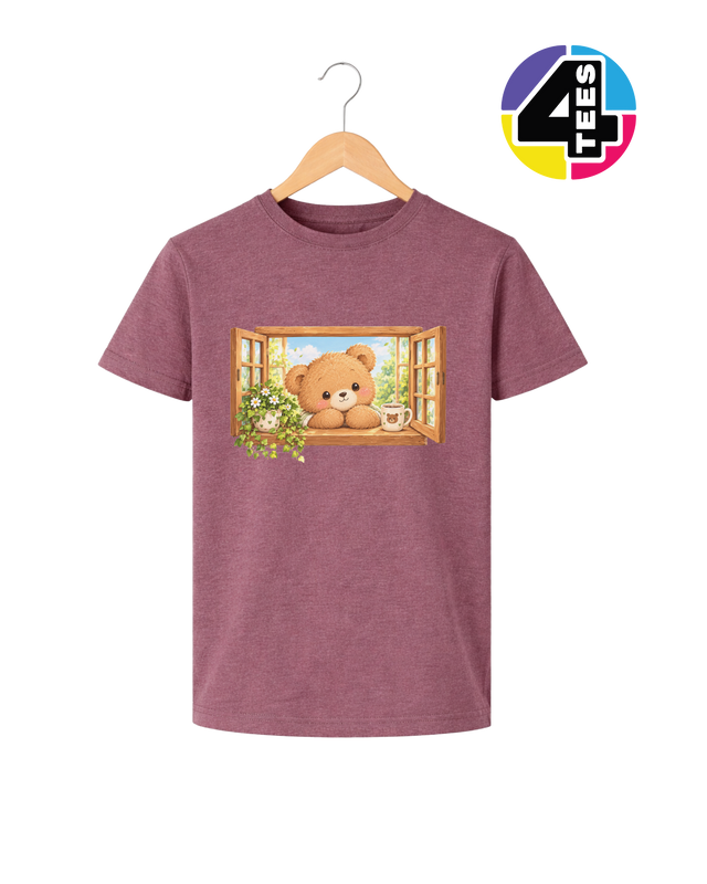 Sunny Window Bear Youth Tee