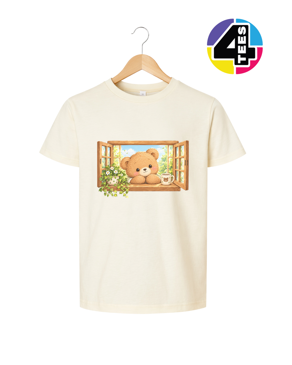Sunny Window Bear Youth Tee