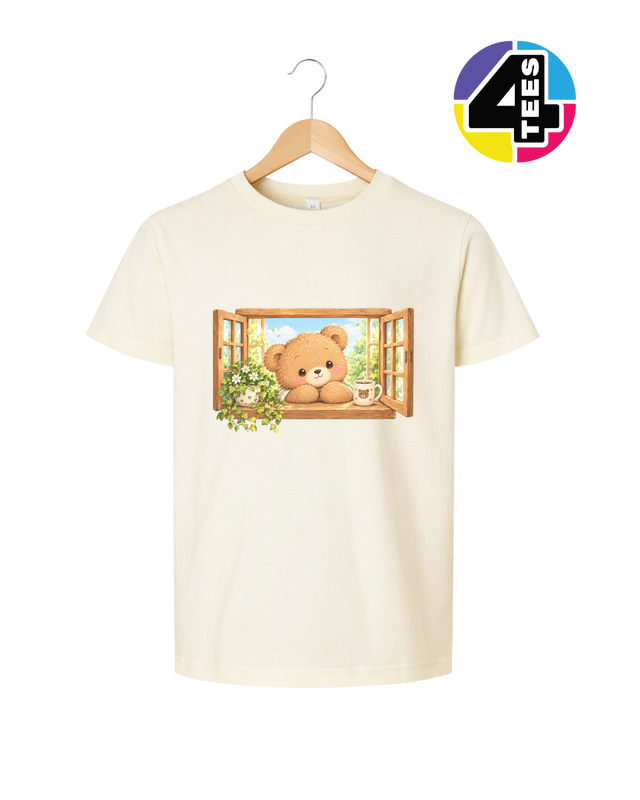 Sunny Window Bear Youth Tee