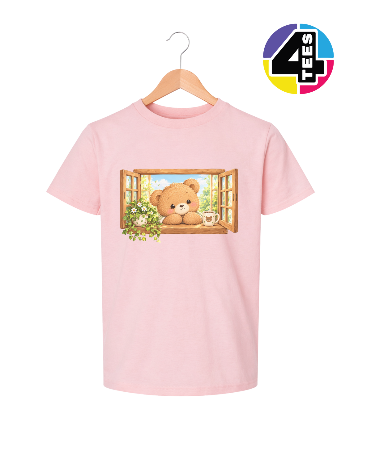Sunny Window Bear Youth Tee