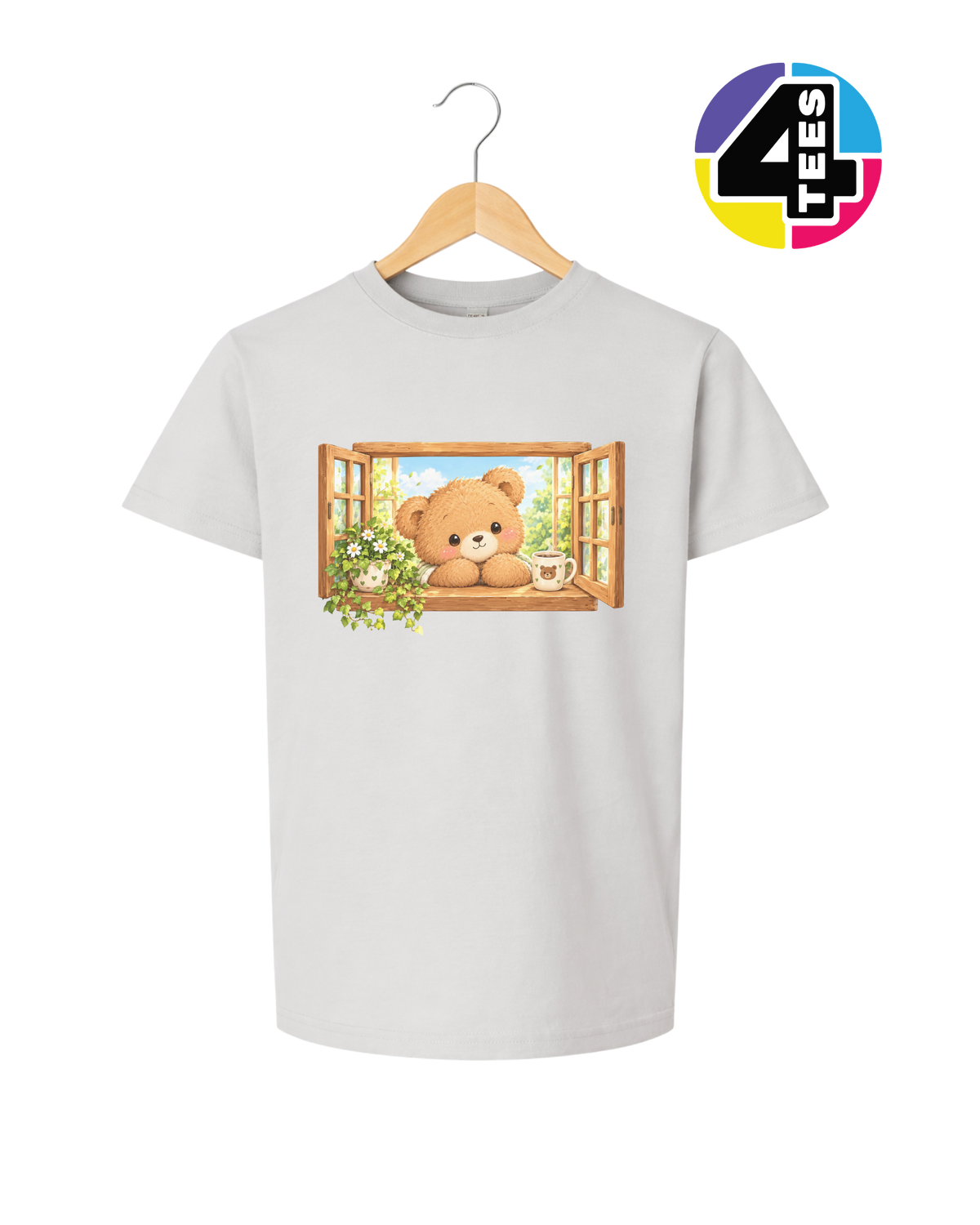 Sunny Window Bear Youth Tee