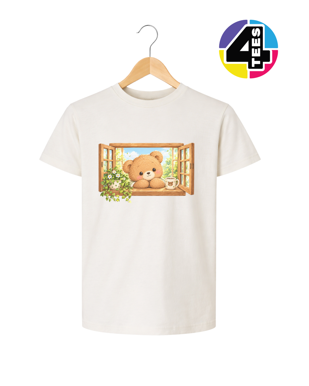 Sunny Window Bear Youth Tee