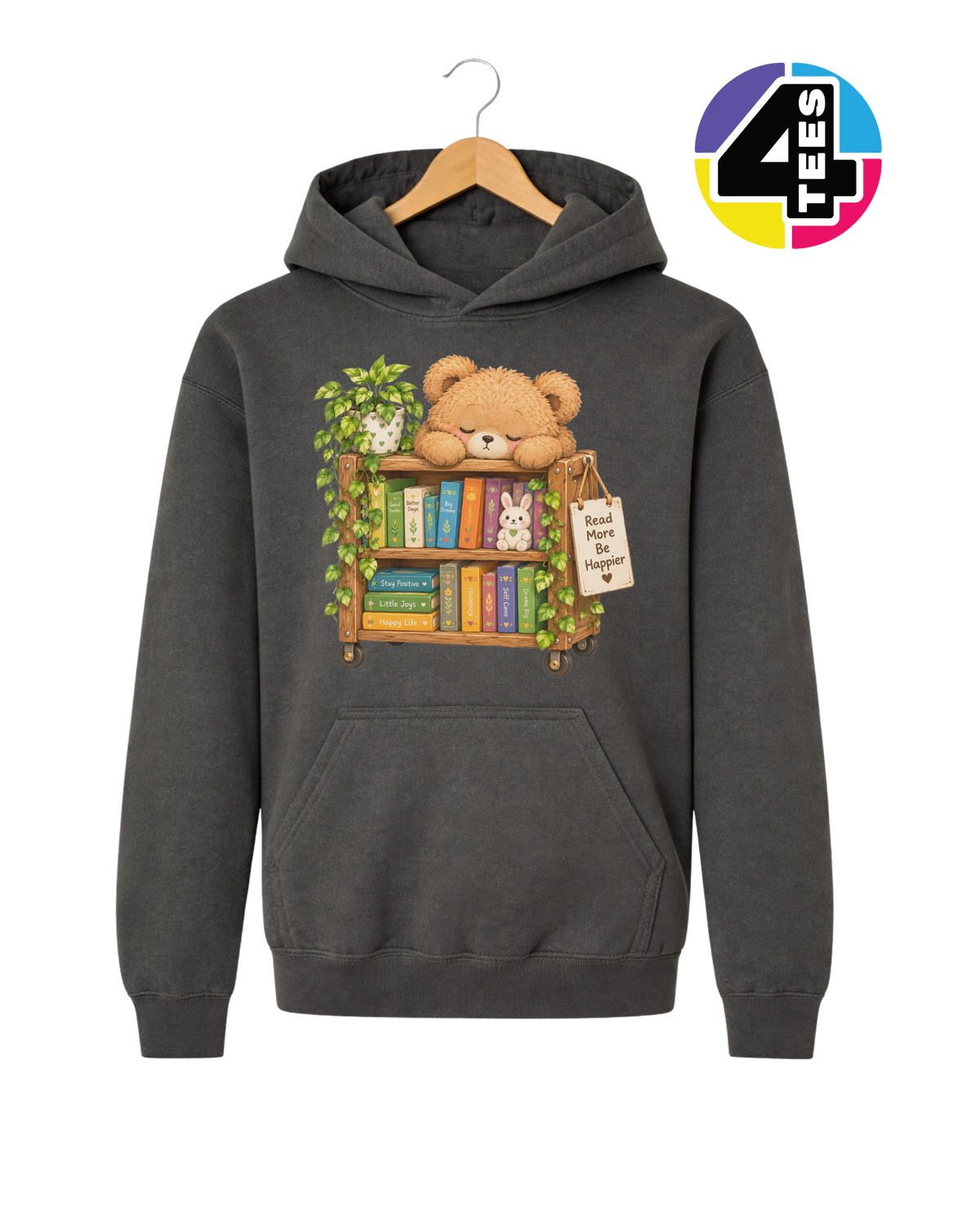 Read More, Be Happier Youth Hoodie