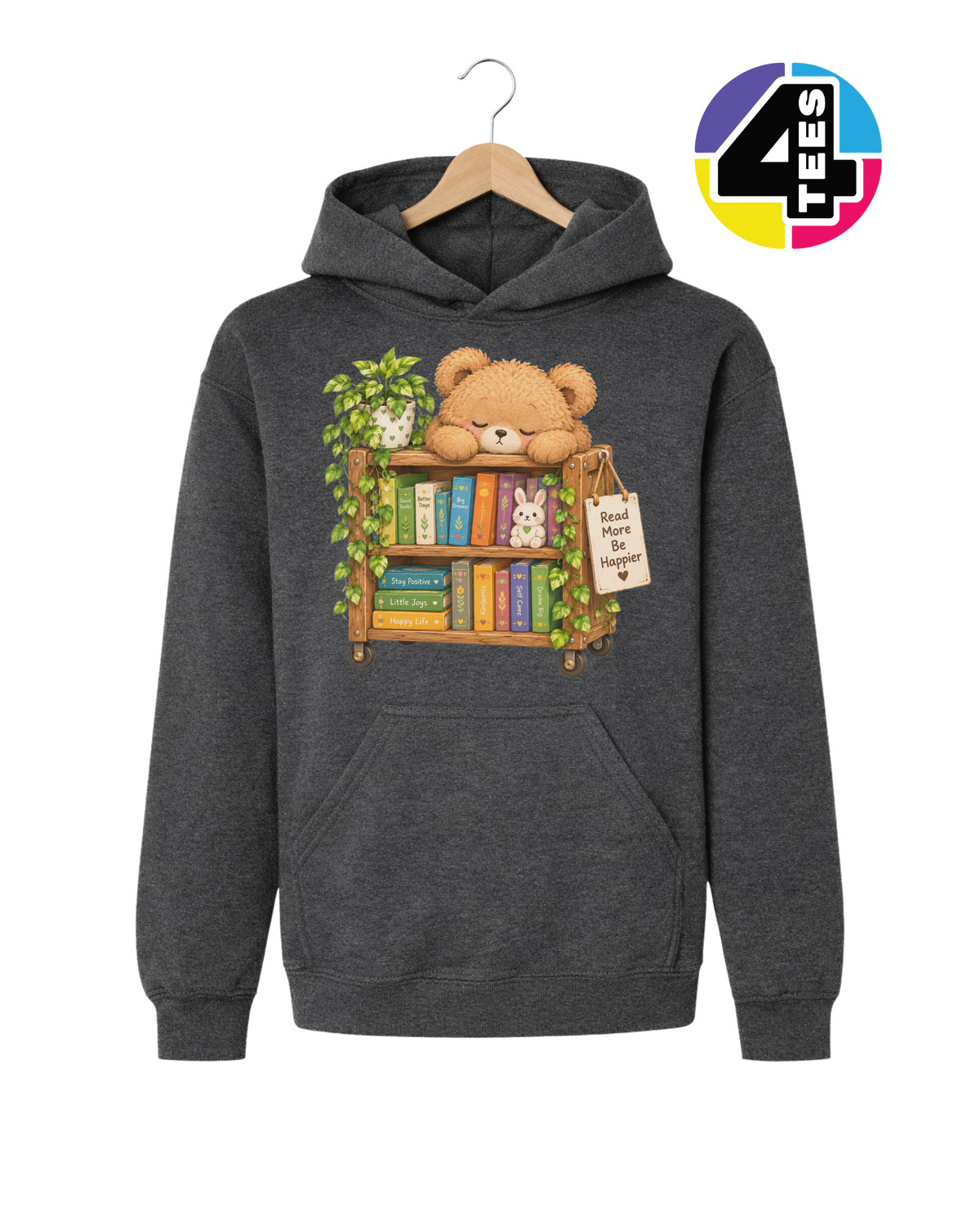 Read More, Be Happier Youth Hoodie