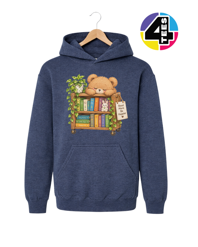 Read More, Be Happier Youth Hoodie